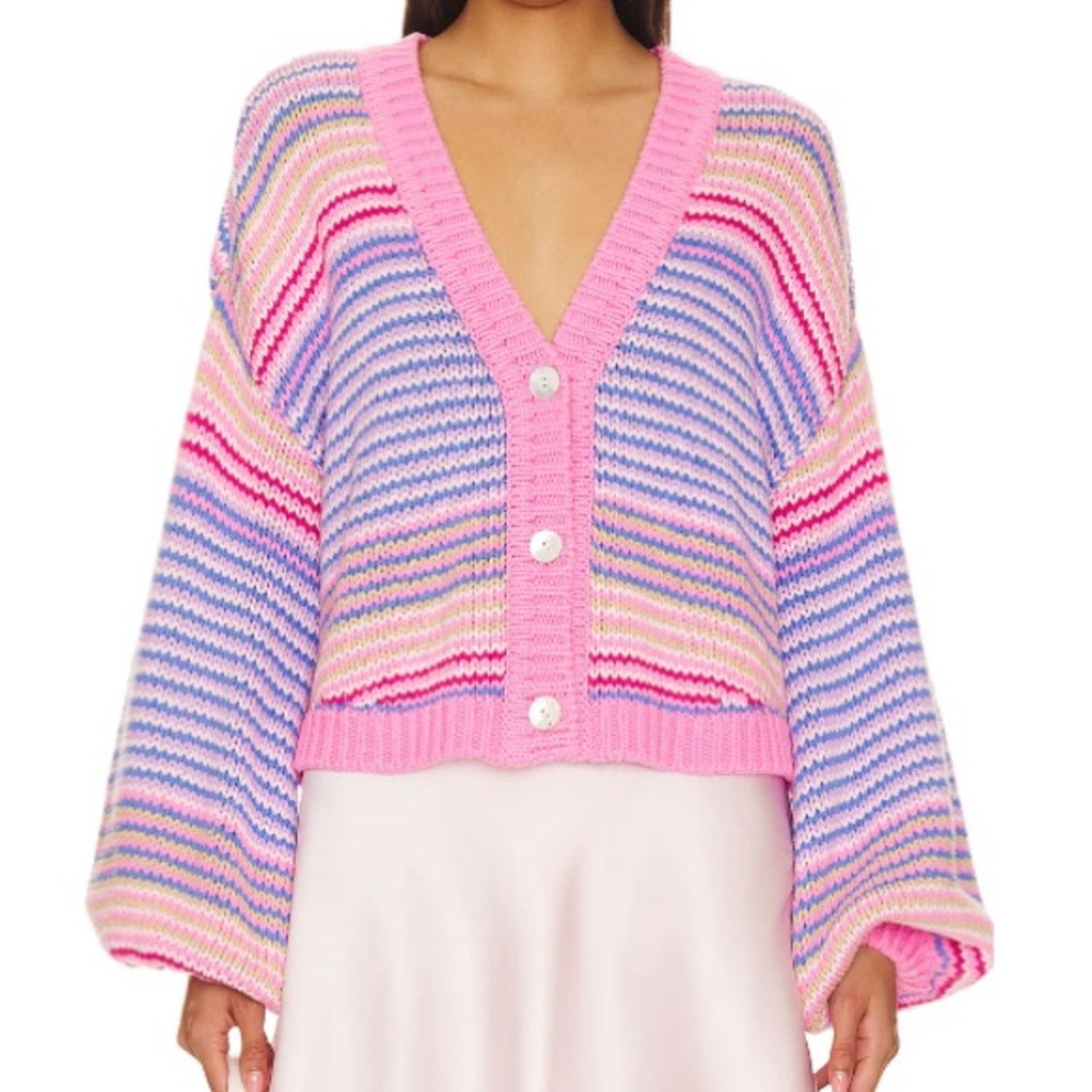 Colorful Striped Cardigan
